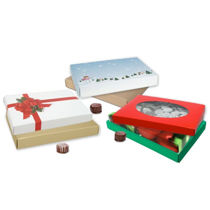 1 lb Rectangle - Lid & Base