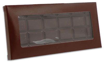 Brown Bar Box - Candy Bar Box - 3-1/8 x 7/16 x 6-5/16"