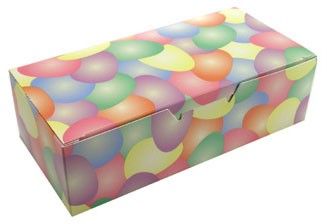 Easter Eggs - Folding Candy Box - (1-1/2 lb) 7 x 4-1/2 x 2"