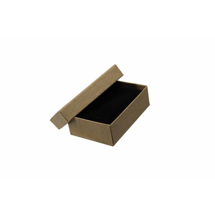 Kraft Jewelry Boxes with Peachboard Platforms