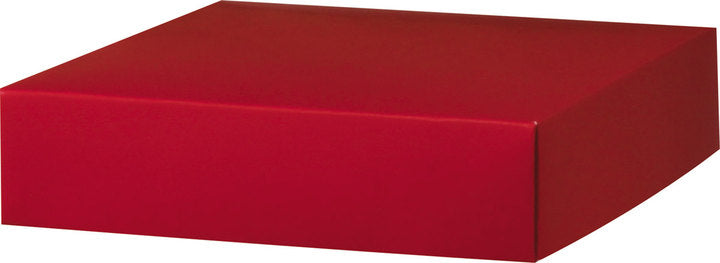 Red Lid - Gift Box Lid - 6 x 6 x 1-1/2"
