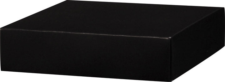 Black Lid - Gift Box Lid - 6 x 6 x 1-1/2"