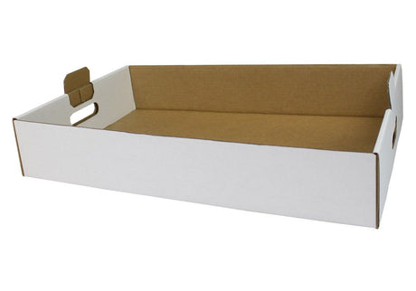 White - Catering Box Tray - 22-1/2 x 13-1/2 x 4"