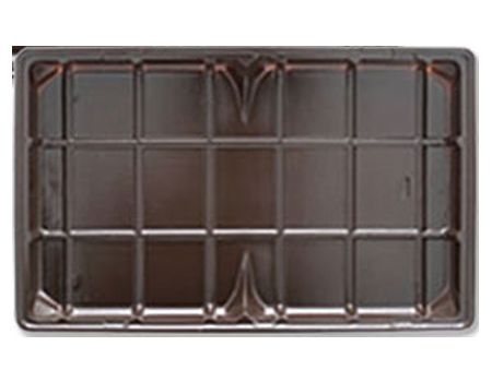 Brown-2733 - Rectangle Candy Tray - (1 lb) 9-3/8 x 6 x 15/16"
