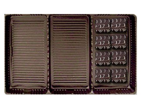 Brown-2734 - Rectangle Candy Tray - (1 lb) 9-3/8 x 6 x 15/16"
