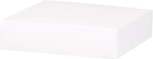 White Lid - Gift Box Lid - 6 x 6 x 1-1/2"