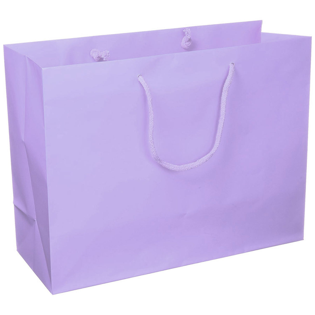 Matte Lavender - Matte Euro Tote - 13 x 5 x 10"