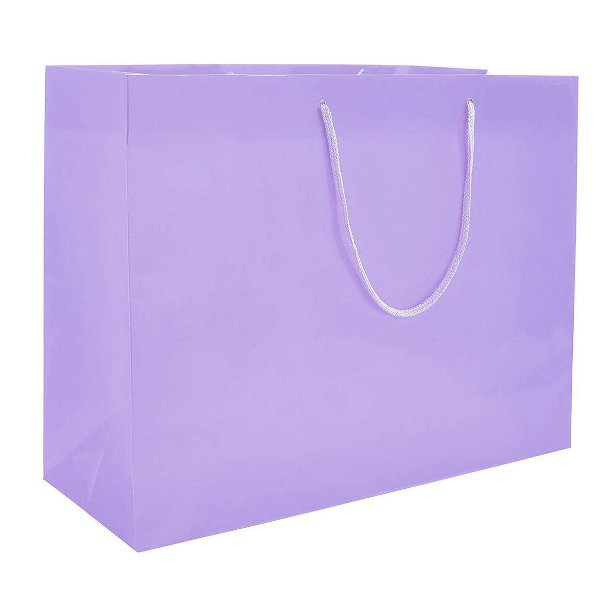 Matte Lavender - Matte Euro Tote - 16 x 4-3/4 x 13"