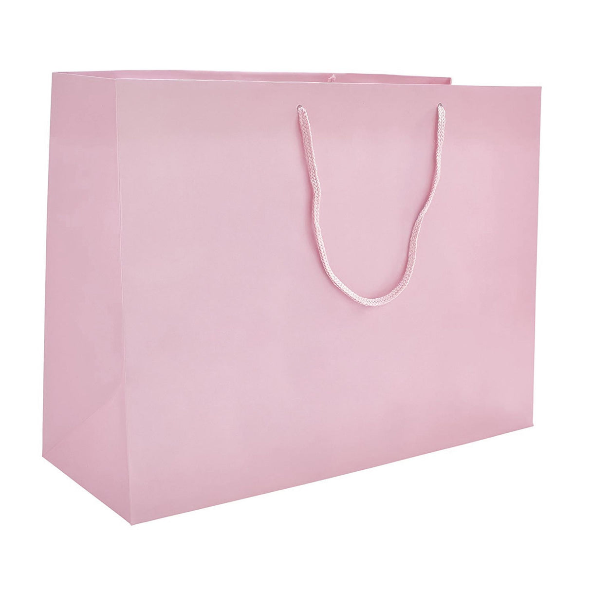 Matte Pastel Pink - Matte Euro Tote - 16 x 4-3/4 x 13"