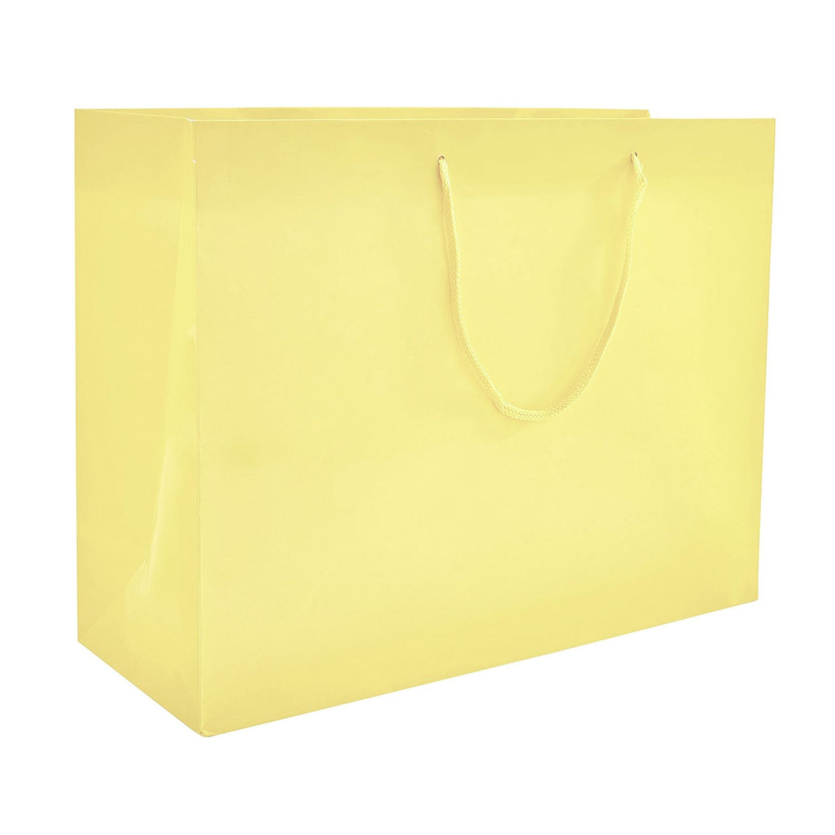 Matte Pastel Yellow - Matte Euro Tote - 16 x 4-3/4 x 13"