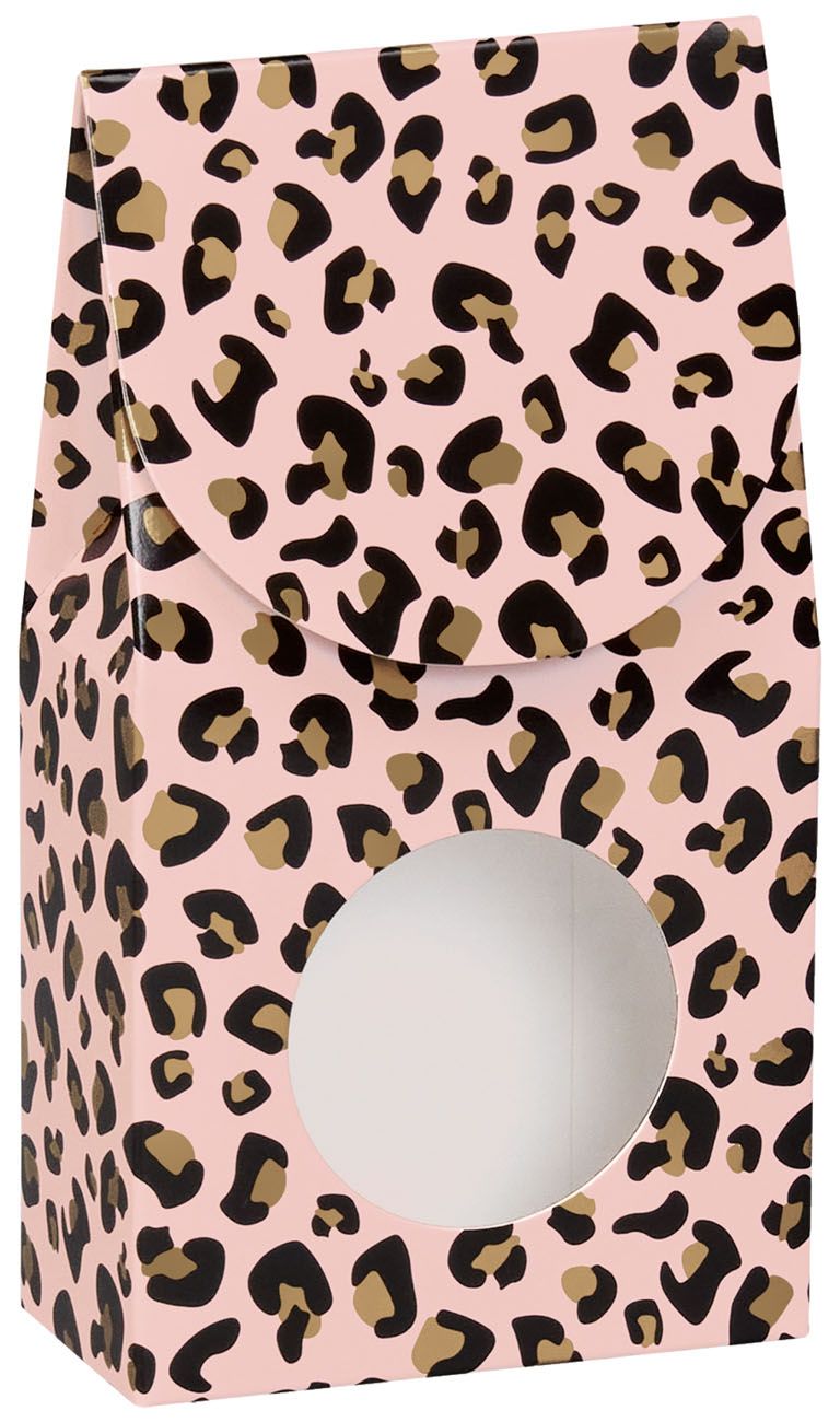 Leopard Print - Gourmet Candy Box - 3-1/2 x 1-3/4 x 6-1/2"