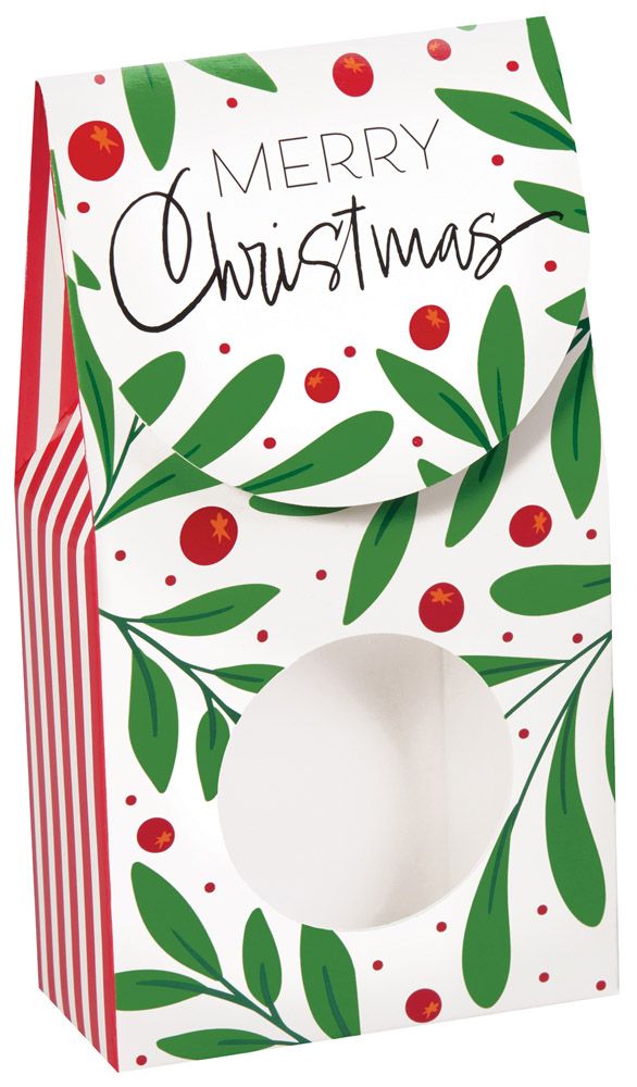 Wintergreen Christmas - Gourmet Candy Box - 3-1/2 x 1-3/4 x 6-1/2"