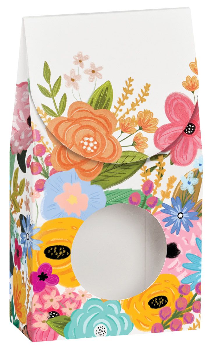 Wildflower Garden - Gourmet Candy Box - 3-1/2 x 1-3/4 x 6-1/2"