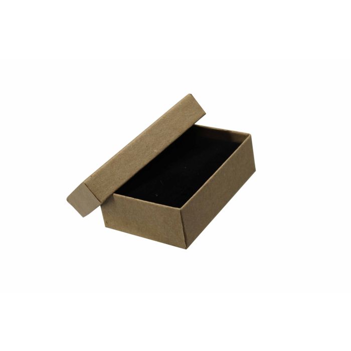 Kraft Jewelry Boxes with Peachboard Platforms