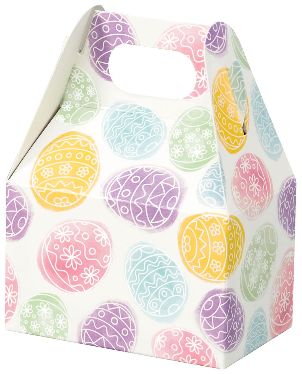 Easter Eggs - Gable Box - 4 x 2-1/2 x 2-1/2"