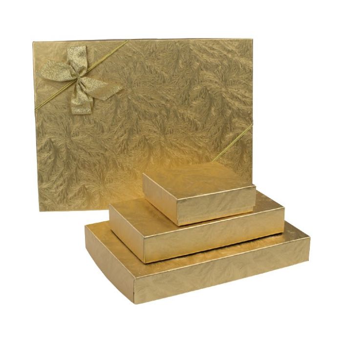 Elegant Gold Rigid Candy Boxes