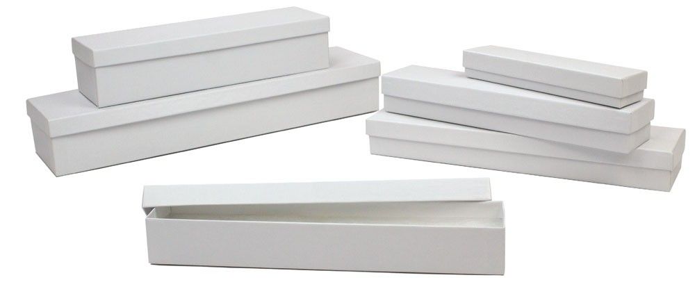 White - Silverware Box - 6-1/2 x 1-3/8 x 7/8"