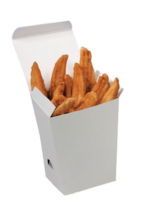 White - Handi-Snack Box - Automatic Bottom - 3 x 2-5/8 x 5"