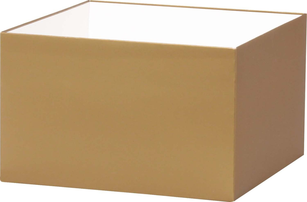Gold Metallic Base - Gift Box Base - 6 x 6 x 4"