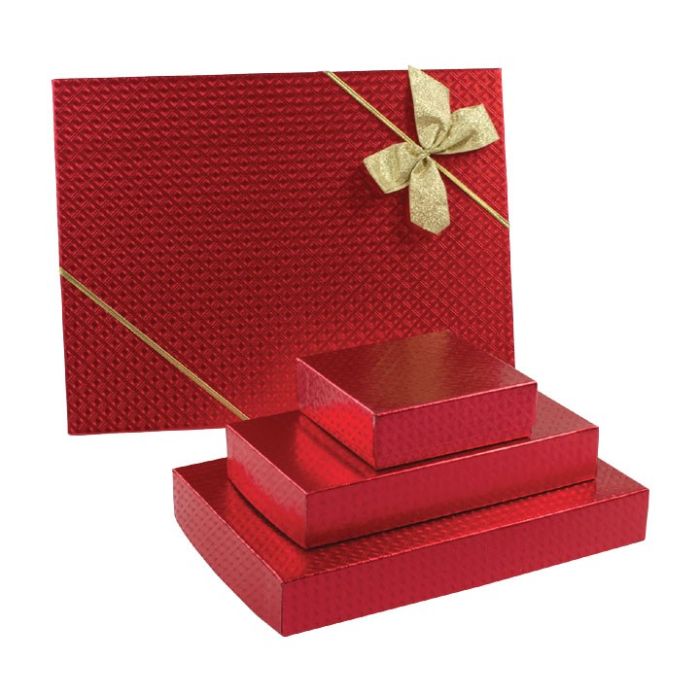 Red Diamond Rigid Candy Boxes