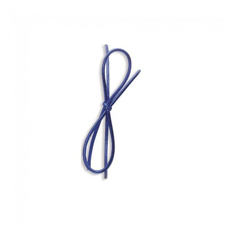 Metallic Blue - Pre Tied Stretch Loop - 10" Loop (18" untied)