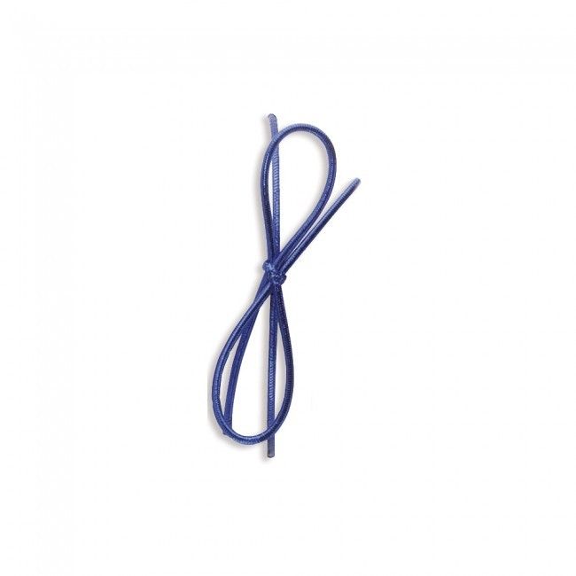 Metallic Blue - Pre Tied Stretch Loop - 10" Loop (18" untied)