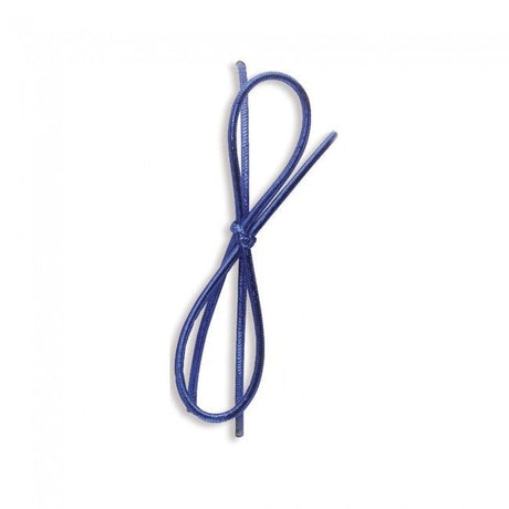 Metallic Blue - Pre Tied Stretch Loop - 19" Loop (28" untied)