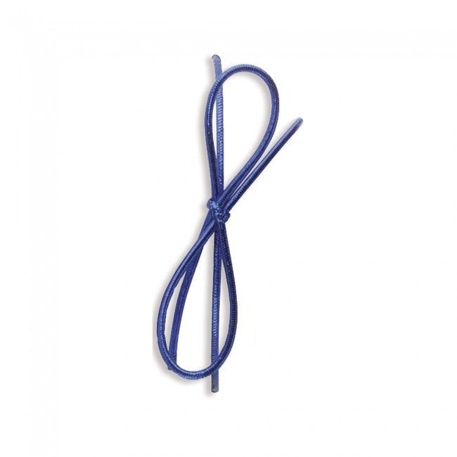 Metallic Blue - Pre Tied Stretch Loop - 19" Loop (28" untied)