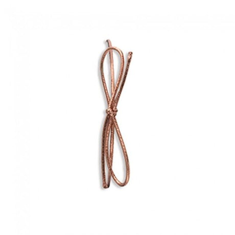Metallic Copper - Pre Tied Stretch Loop - 10" Loop (18" untied)