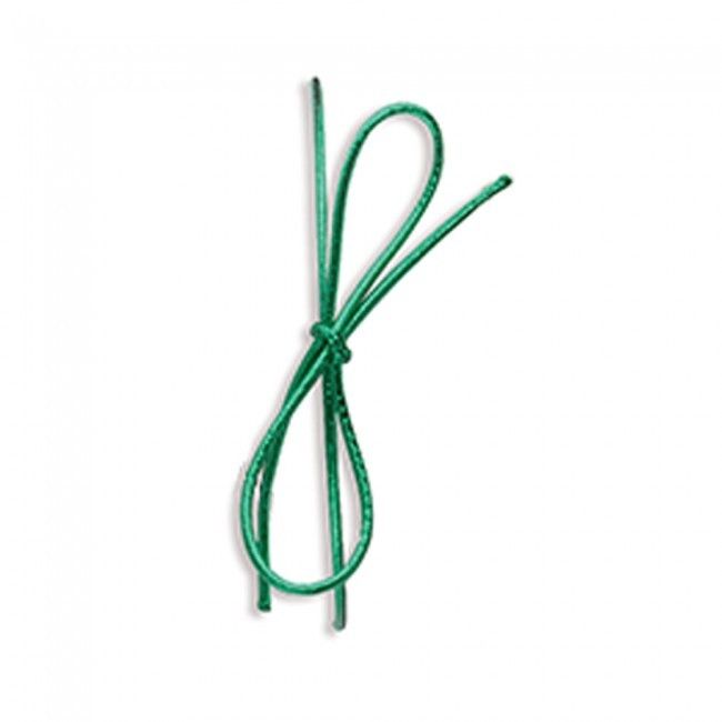 Metallic Emerald - Pre Tied Stretch Loop - 19" Loop (28" untied)