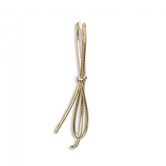 Metallic Gold - Pre Tied Stretch Loop - 19" Loop (28" untied)