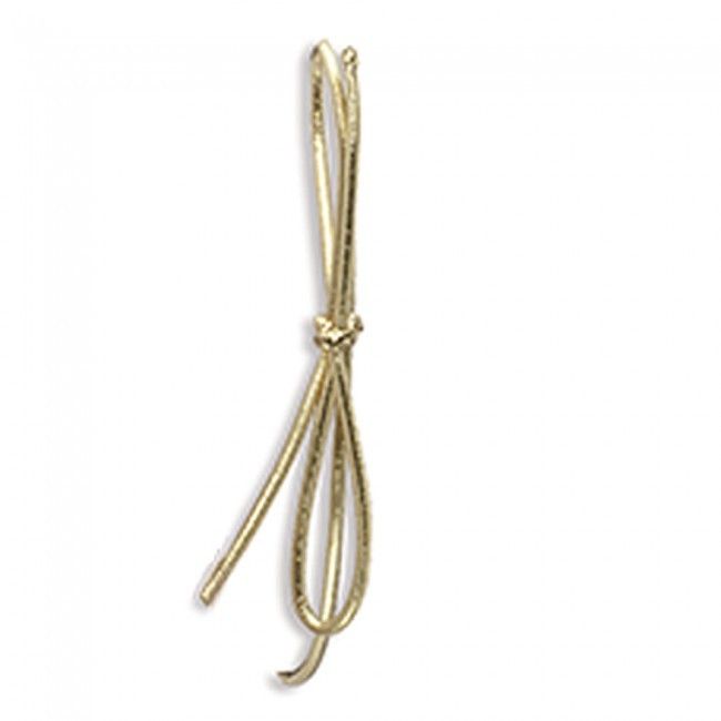 Metallic Gold - Pre Tied Stretch Loop - 22" Loop (32" untied)