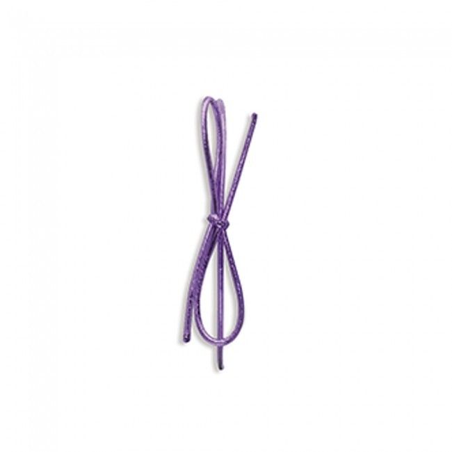 Metallic Purple - Pre Tied Stretch Loop - 10" Loop (18" untied)