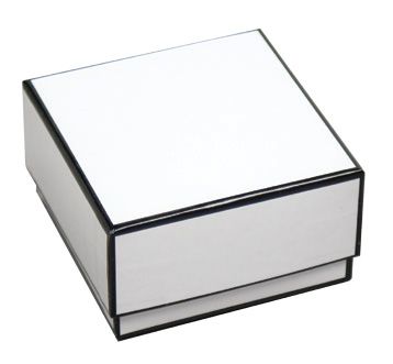 White - Rodeo Jewelry Box - 9 x 4-1/2 x 2"