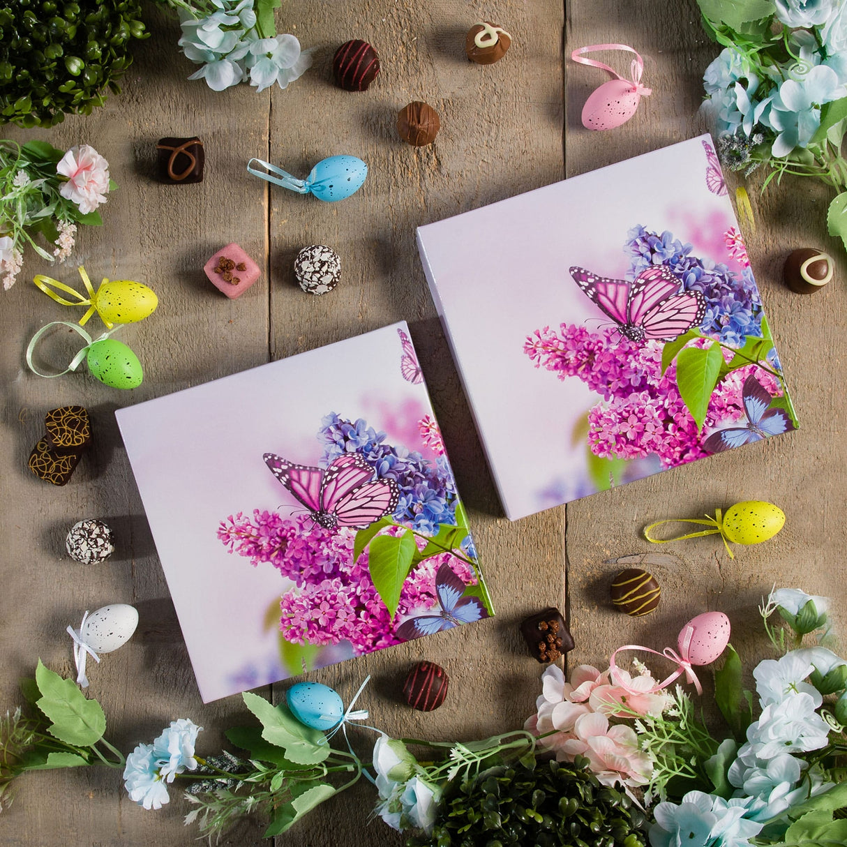 Butterflies & Flowers Chocolate Box Collection Feature