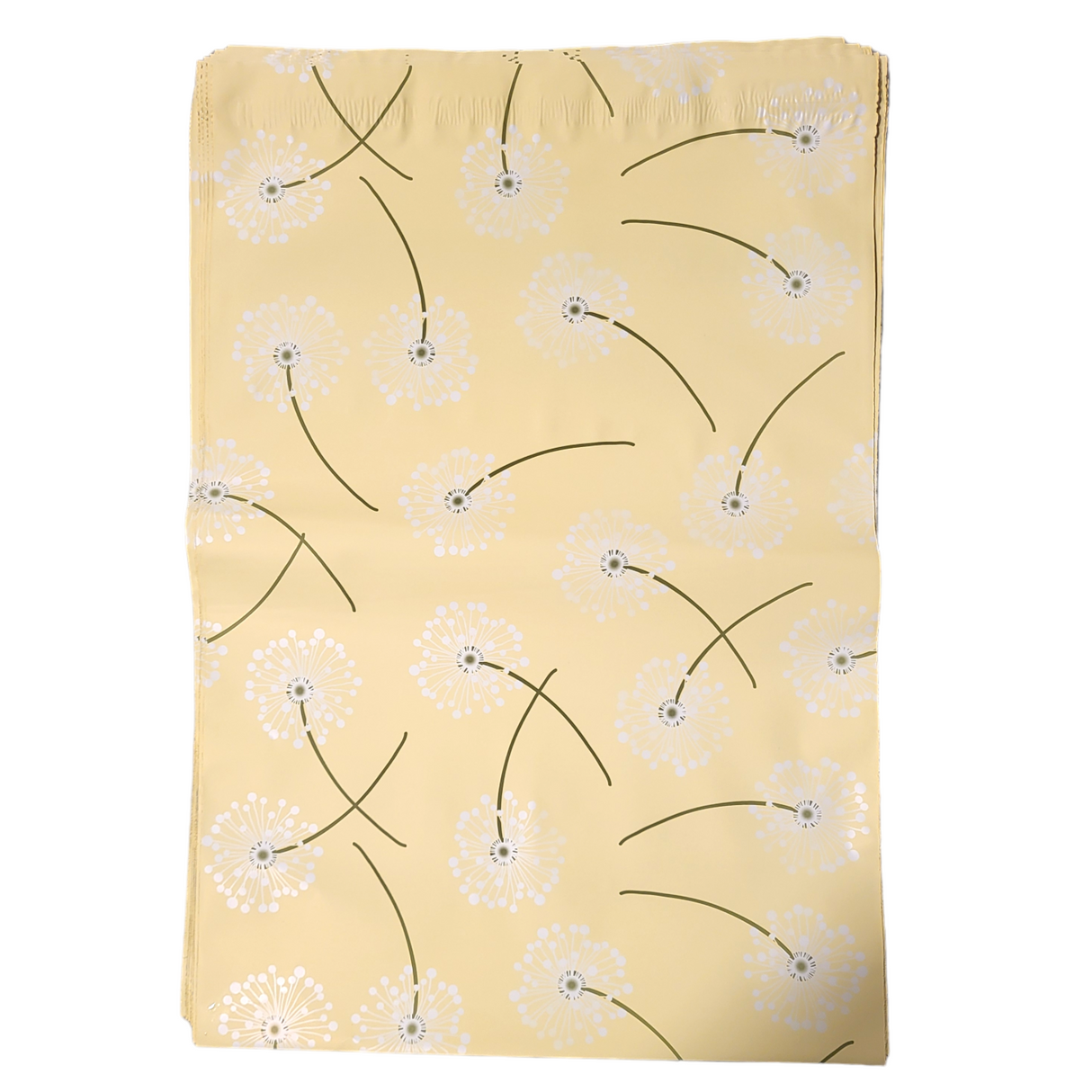 Dandelion Yellow Poly Mailers Size 10x13 Colorful Shipping Bags