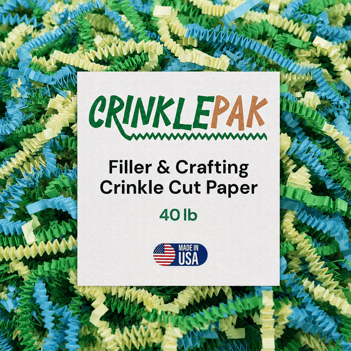 CrinklePak Crinkle Paper 40Lb Spring Mix