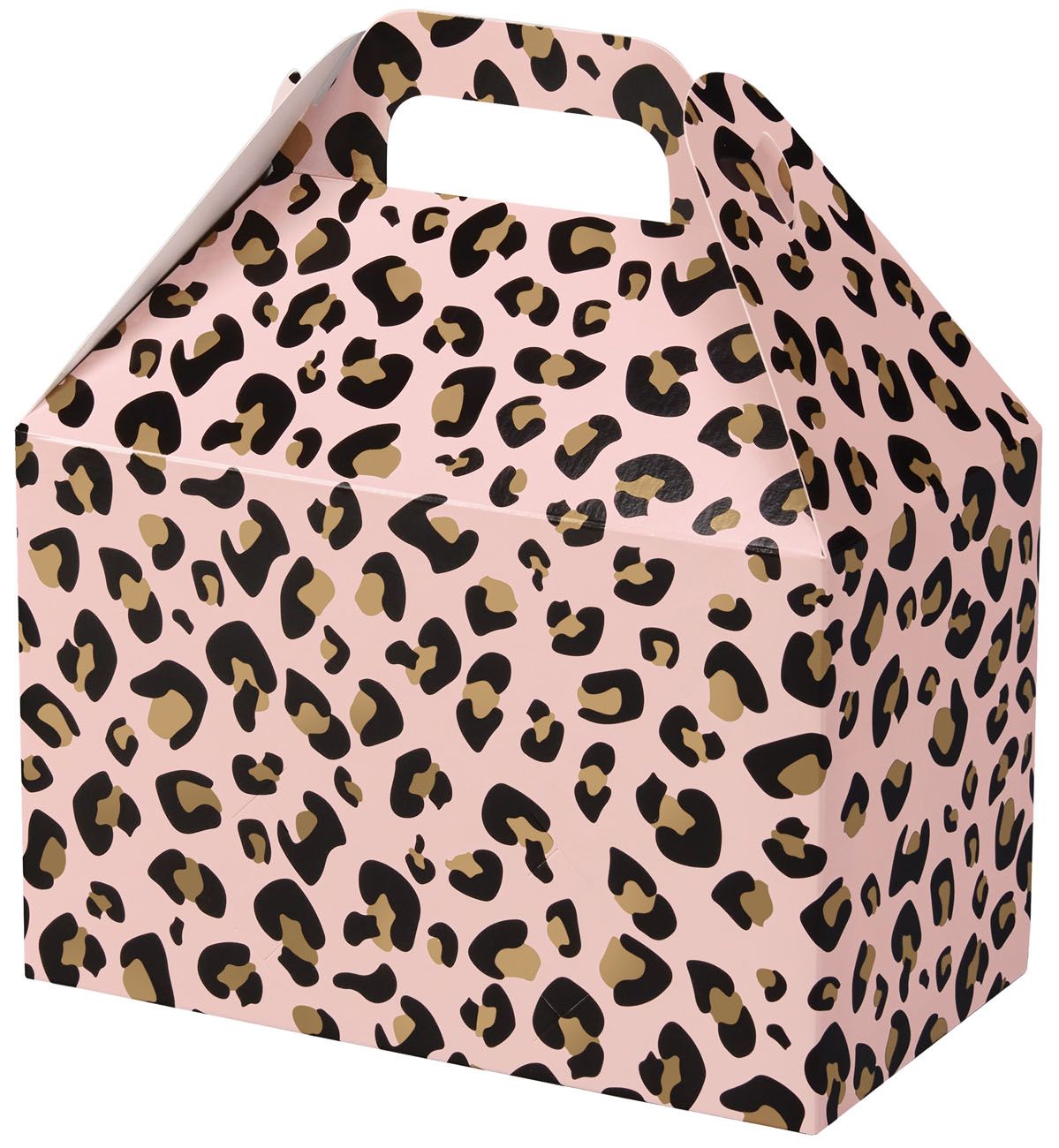 Leopard Print - Gable Box - 8-1/2 x 5 x 5-1/2"