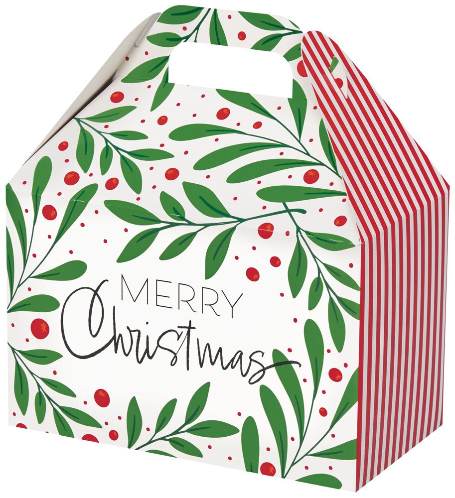Wintergreen Christmas - Gable Box - 8-1/2 x 5 x 5-1/2"
