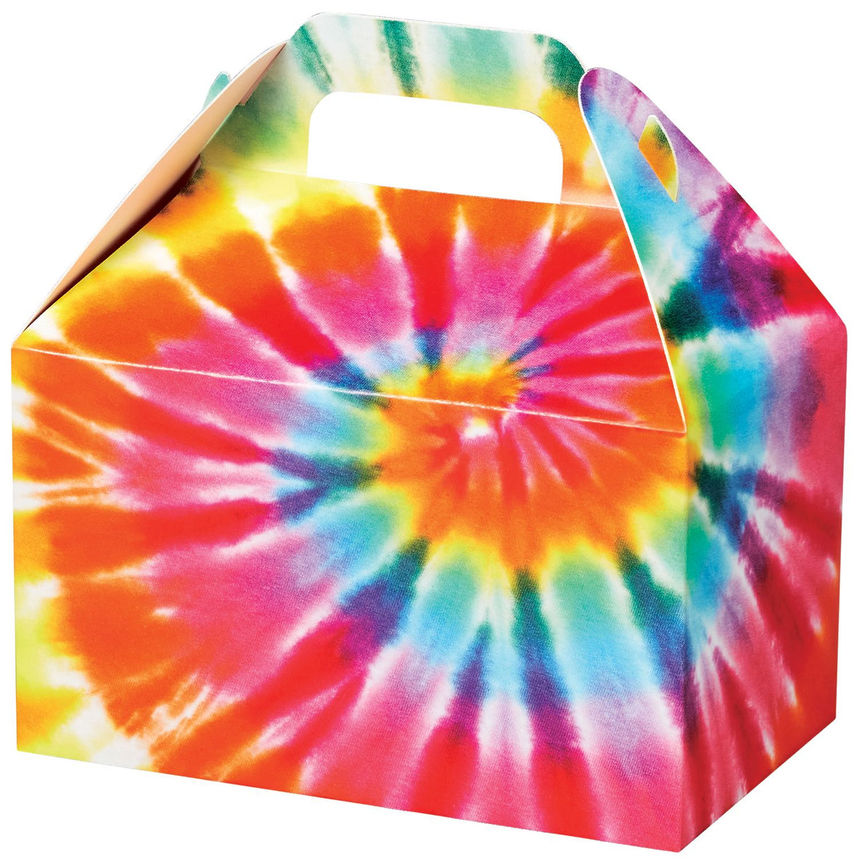Tie-Dye - Party Favor Gable Box - 6 x 3-3/4 x 3-1/2"