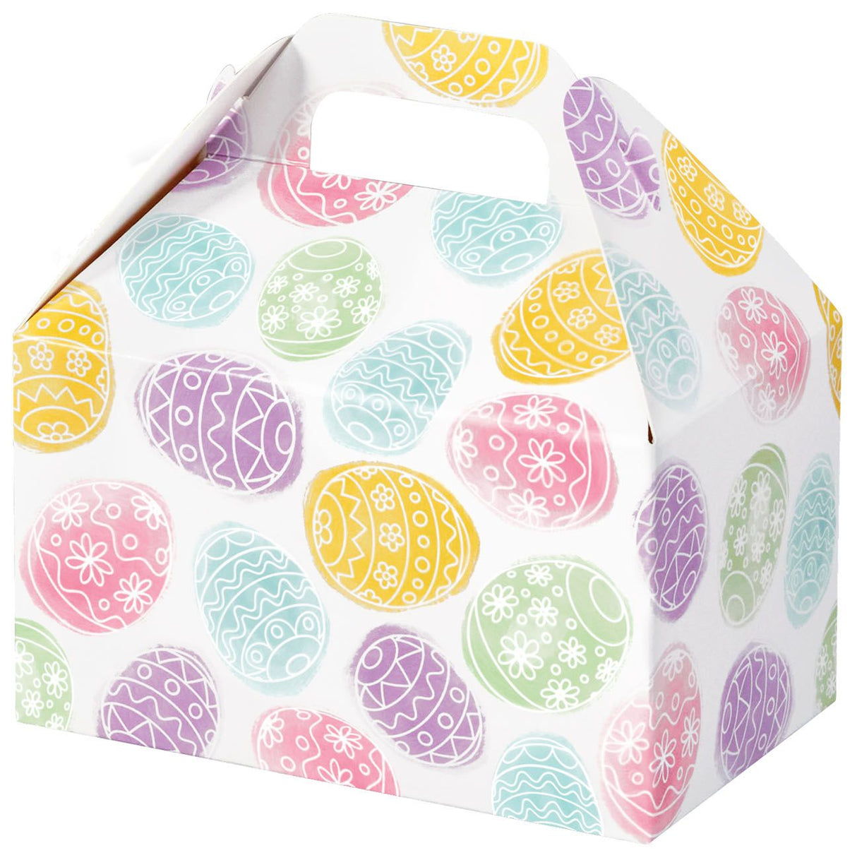 Easter Eggs - Party Favor Gable Box - 6 x 3-3/4 x 3-1/2"