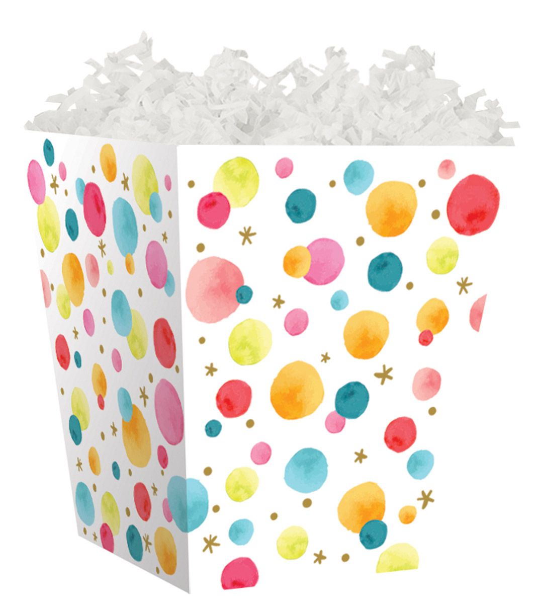 Satin Party - Sweet Treat Boxes - 4 x 4 x 4-1/2"