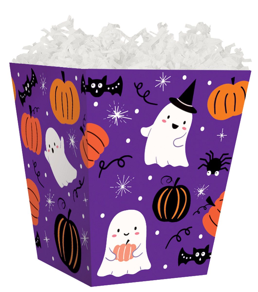 Boo Bash - Sweet Treat Boxes - 4 x 4 x 4-1/2"