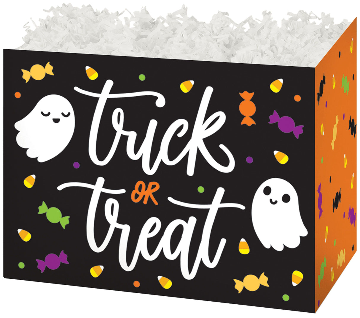 Trick or Treat - Basket Box - 6-3/4 x 4 x 5"