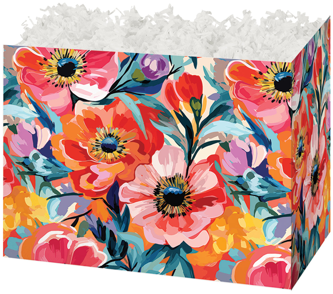 Bold Blooms - Basket Gift Box