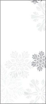 Let it Snow-Silver - Candy Bag - 4 x 2-1/2 x 9-1/2"