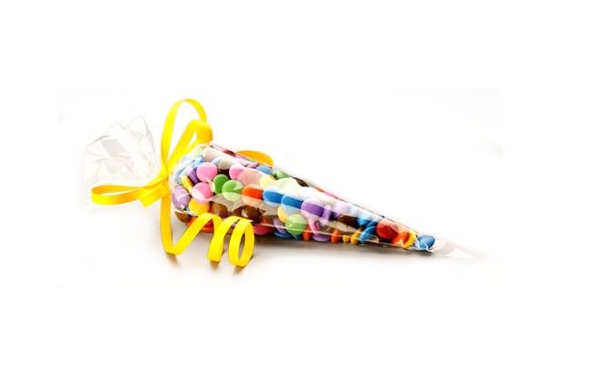 Clear - Cone Cello Bag - 6 x 12"