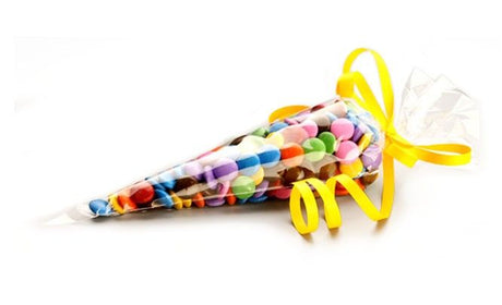 Clear - Cone Cello Bag - 7-1/2 x 17"