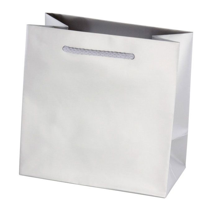 Matte Platinum - Euro Tote - 6-1/2 x 3-1/2 x 6-1/2"