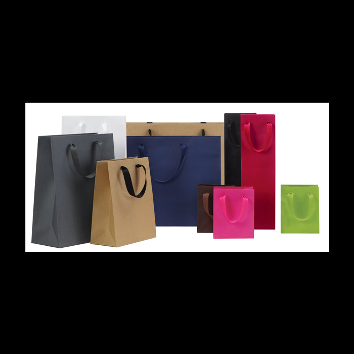 Manhattan Twill Ribbon Handle Bags